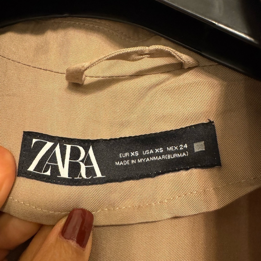 - New (w/o tag) - Zara lightweight long car coat - Picture 6 of 7